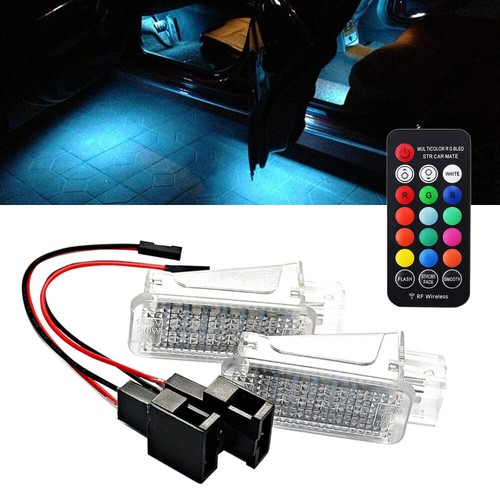 Rgb led fußraumbeleuchtung - 2x,